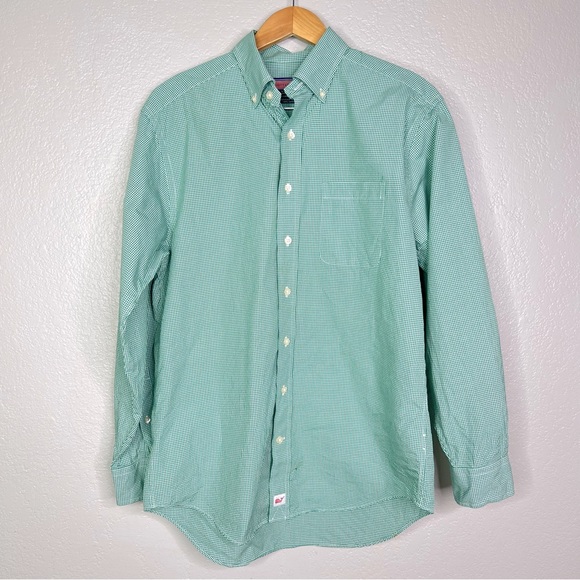 Vineyard vines Murray shirt button-down gingham sz medium - Picture 1 of 4